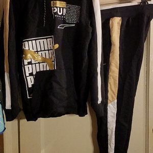 PUMA Fleece Hoodie & Joggers Set